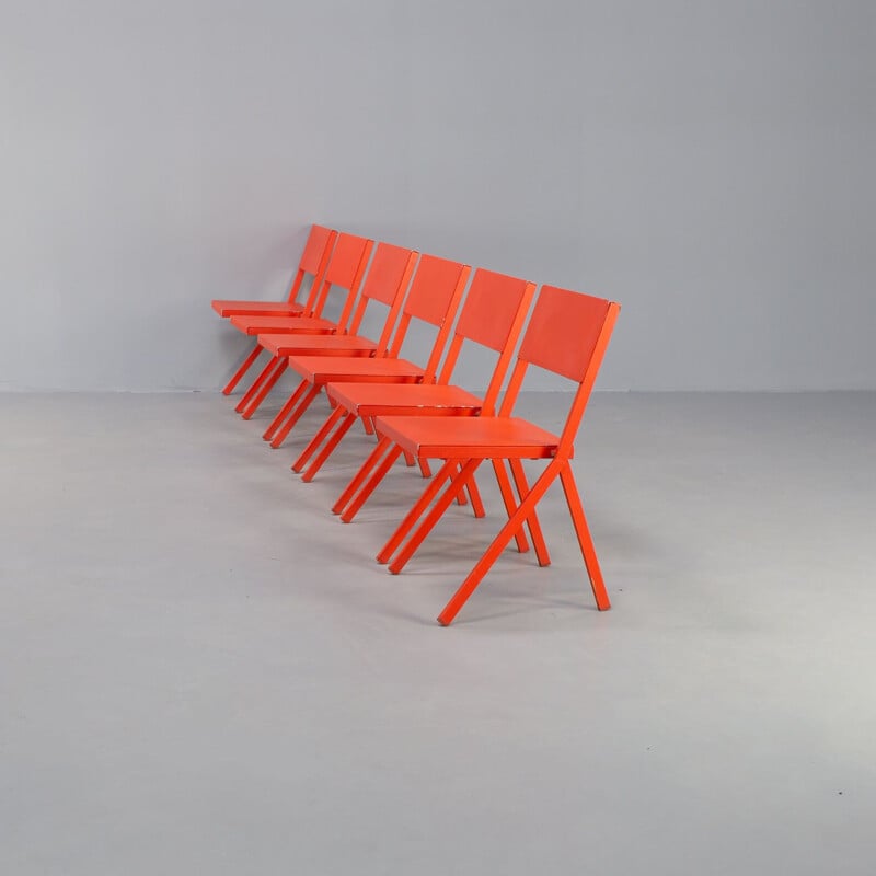 Set of 40 vintage "mia" stackable chairs by Jean Nouvel for Emu, Italy 2000s