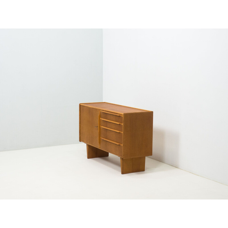 Vintage "De01" oakwood sideboard by Cees Braakman for Pastoe, Netherlands 1950s