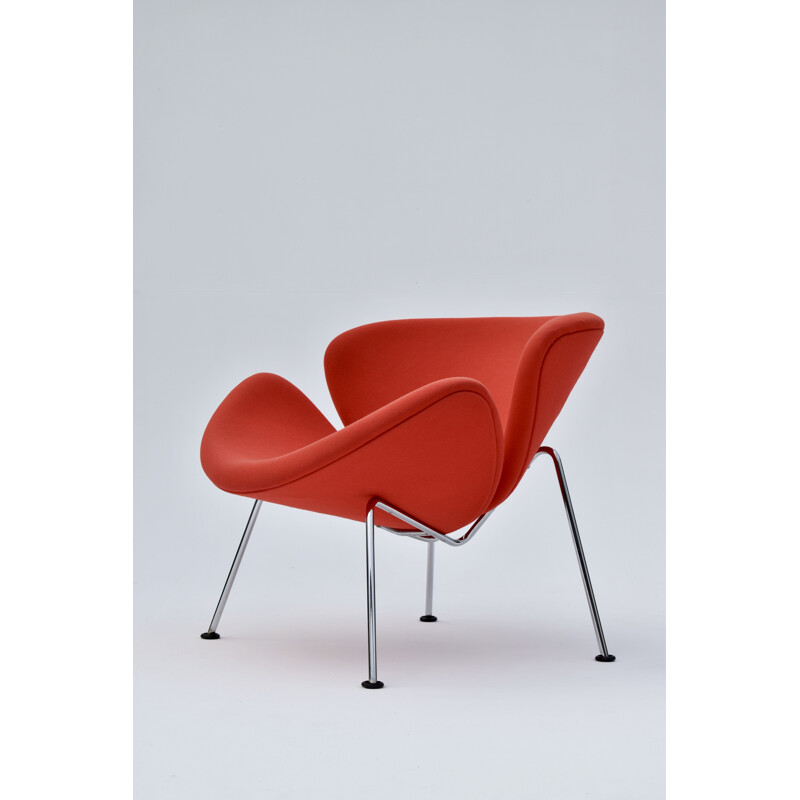 Vintage orange armchair by Pierre Paulin for Artifort, 1960