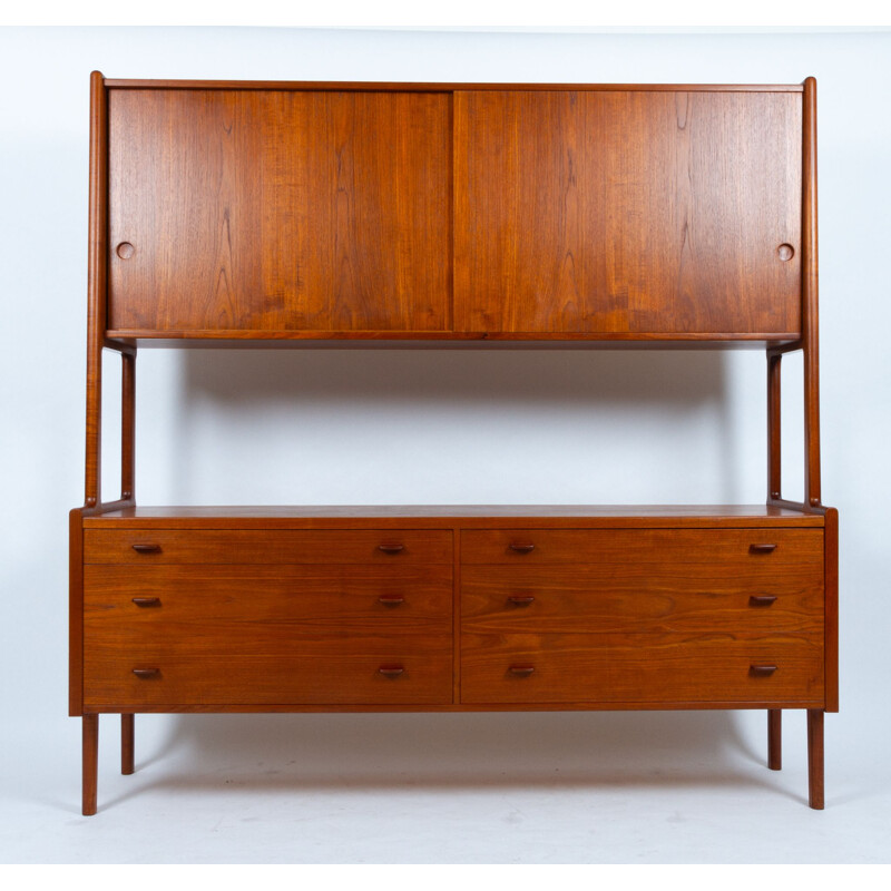 Danish vintage teak sideboard Ry-20 by H. J. Wegner for Ry Møbler, 1955