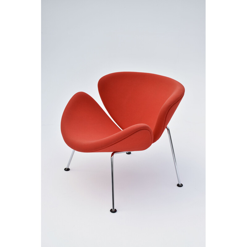 Vintage orange armchair by Pierre Paulin for Artifort, 1960