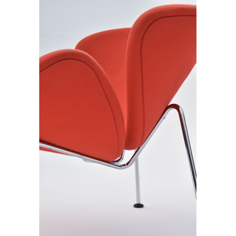 Vintage orange armchair by Pierre Paulin for Artifort, 1960