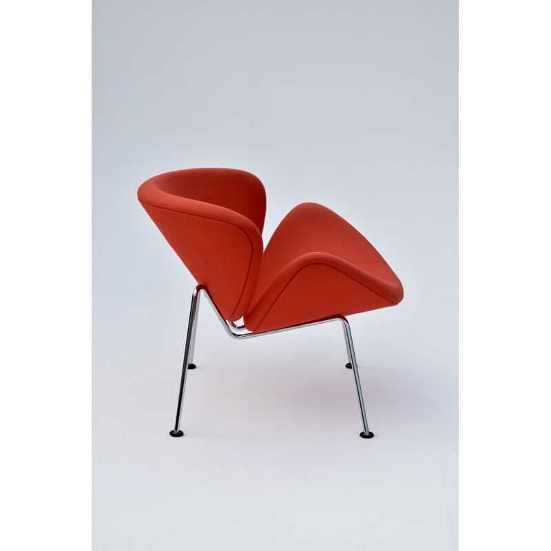 Poltrona vintage arancione di Pierre Paulin per Artifort, 1960