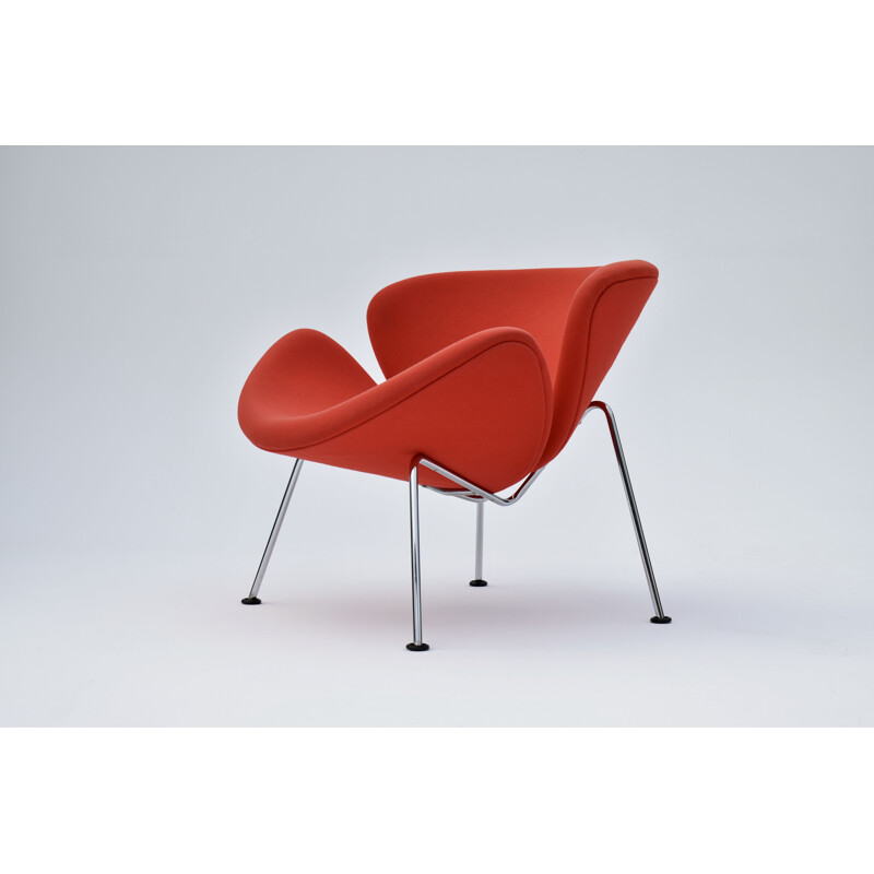 Vintage orange armchair by Pierre Paulin for Artifort, 1960