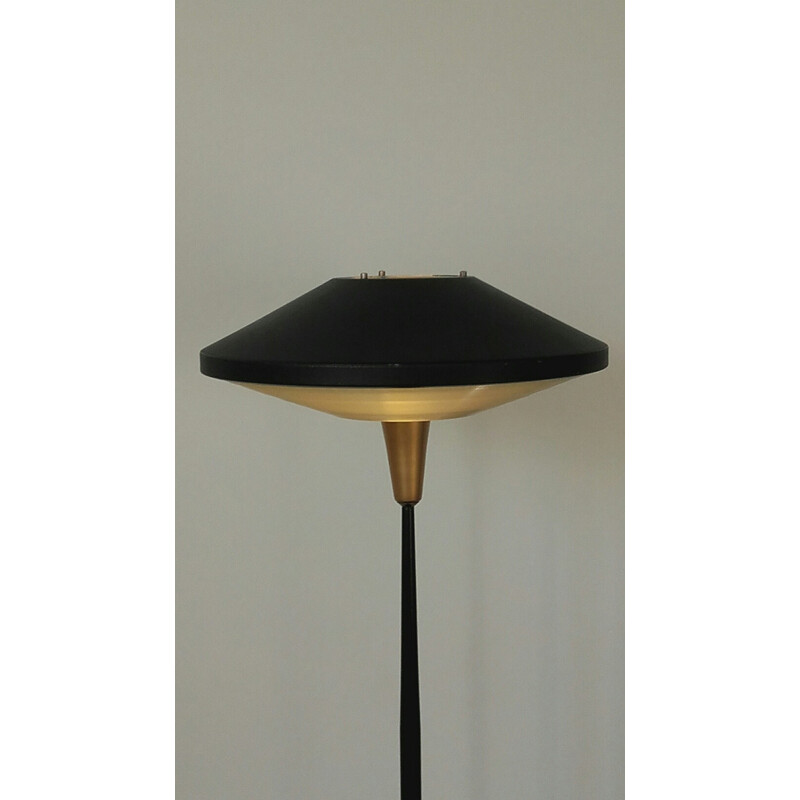 Floor lamp in metal and plastic, Louis KALFF - 1960s