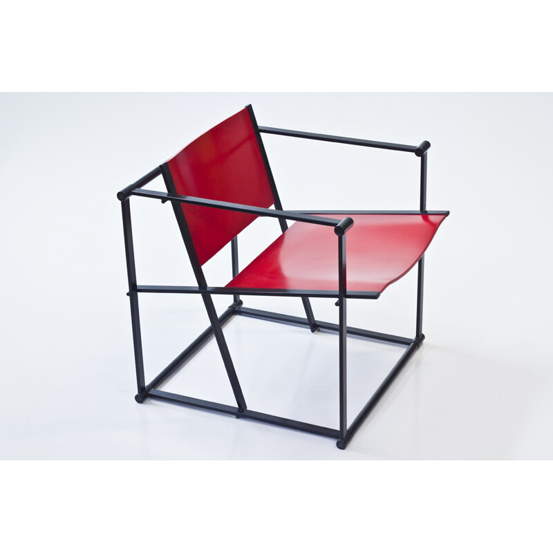 Set of Pastoe cubic chairs and side table, Radboud VAN BEEKUM - 1980s