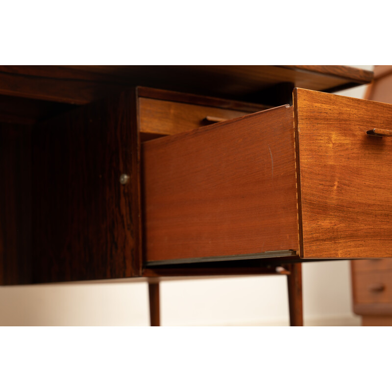 Vintage desk model 207 in rosewood by Arne Vodder for Sibast, 1960