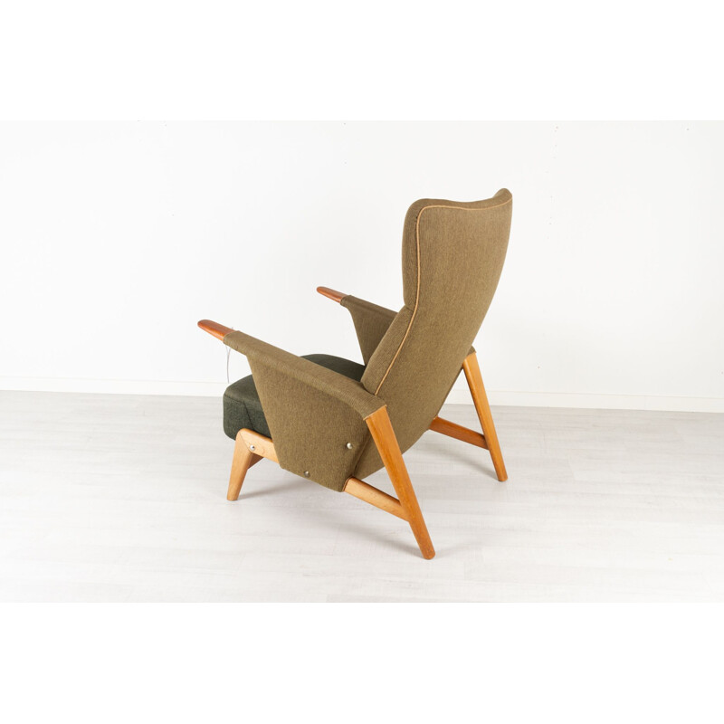 Danish vintage highback armchair by Arne Hovmand-Olsen for Alf, 1956