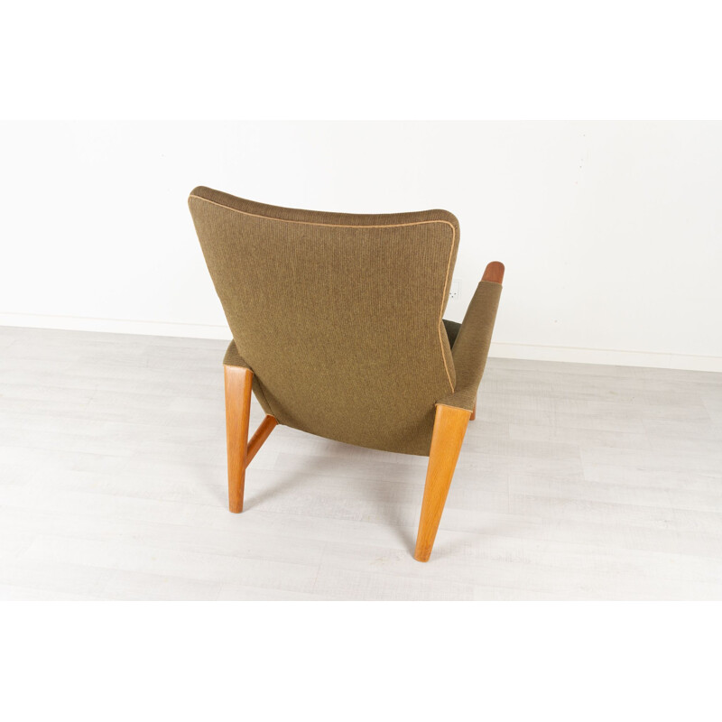 Poltrona danese vintage con schienale alto di Arne Hovmand-Olsen per Alf, 1956