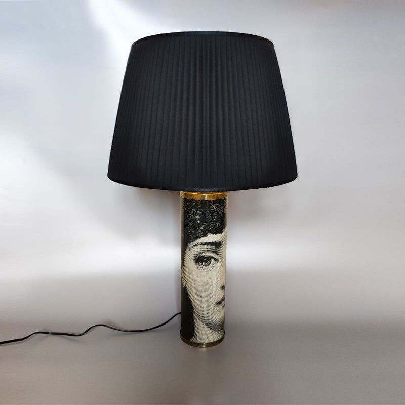 Vintage table lamp by Piero Fornasetti, Italy 1970s