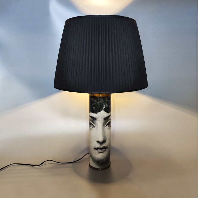 Vintage table lamp by Piero Fornasetti, Italy 1970s