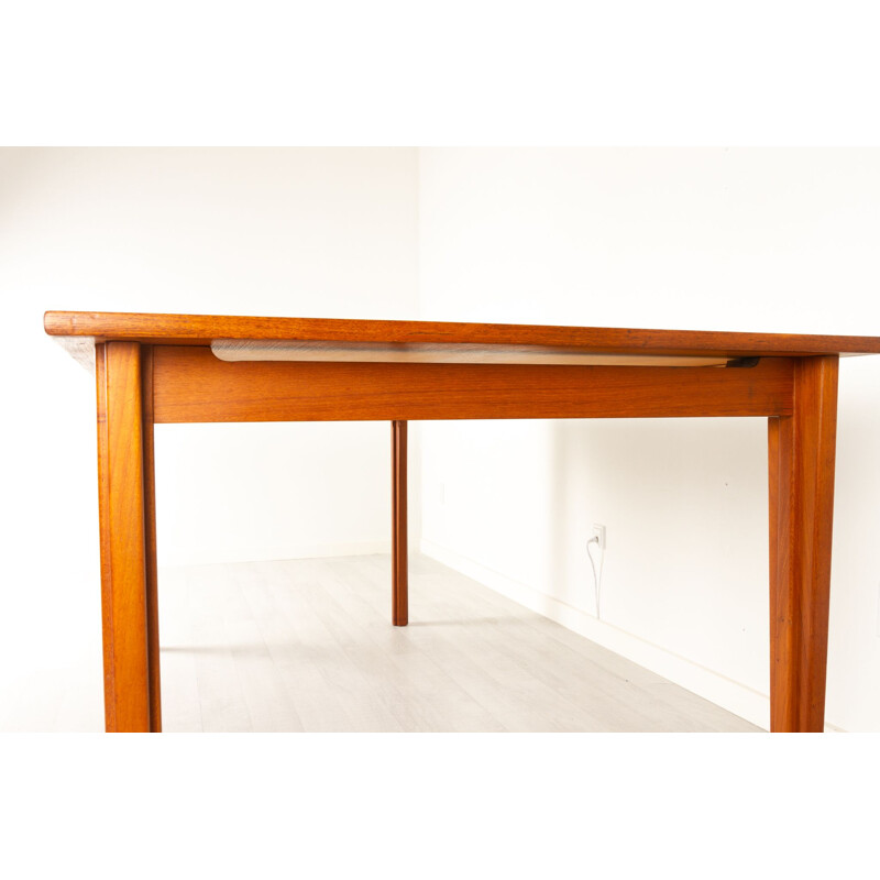 Danish vintage teak Drop Leaf dining table, 1960s