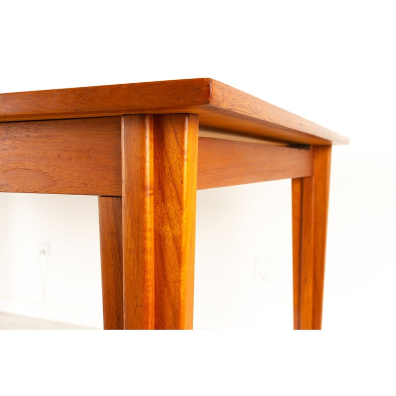 Danish vintage teak Drop Leaf dining table, 1960s