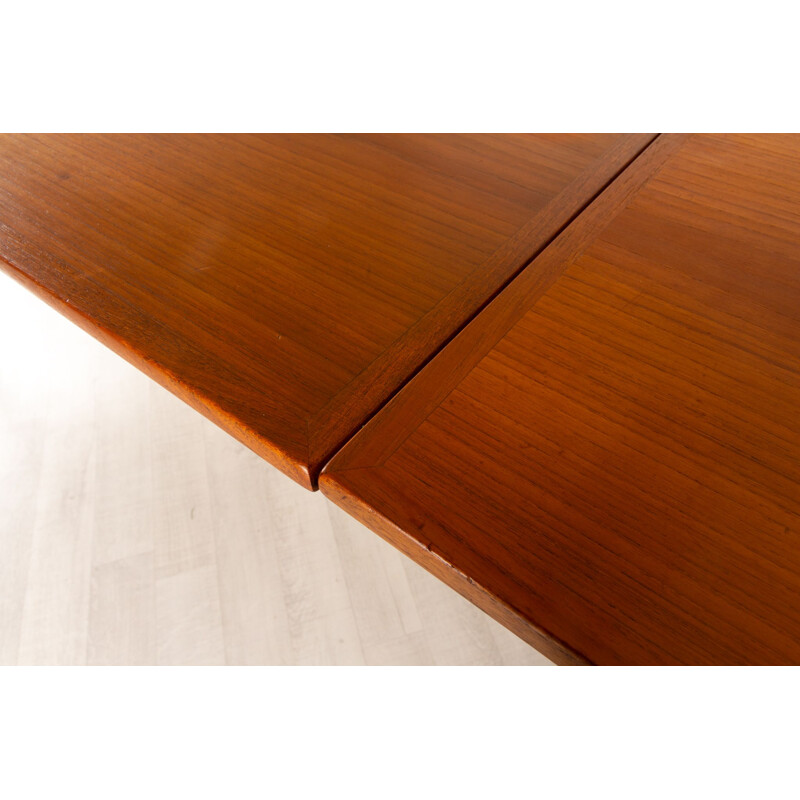 Danish vintage teak Drop Leaf dining table, 1960s