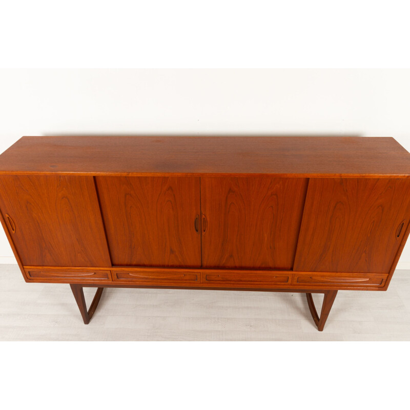 Vintage Danish teak sideboard by Sofus Jørgensen, 1960s