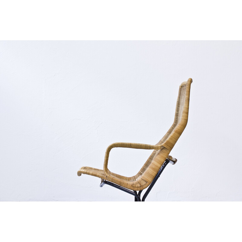 Rohé Noordwolde wicker lounge chair, Dirk VAN SLIEDREGT - 1960s