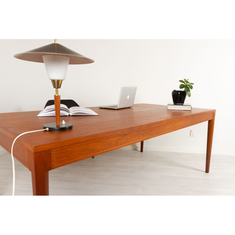 Vintage Danish teak dining table by Finn Juhl for France & Søn, 1960s