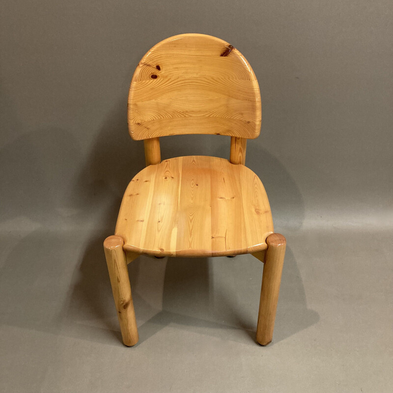 Rainer Daumiller vintage chair in solid wood