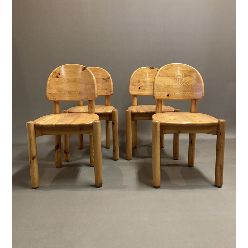 Rainer Daumiller vintage chair in solid wood