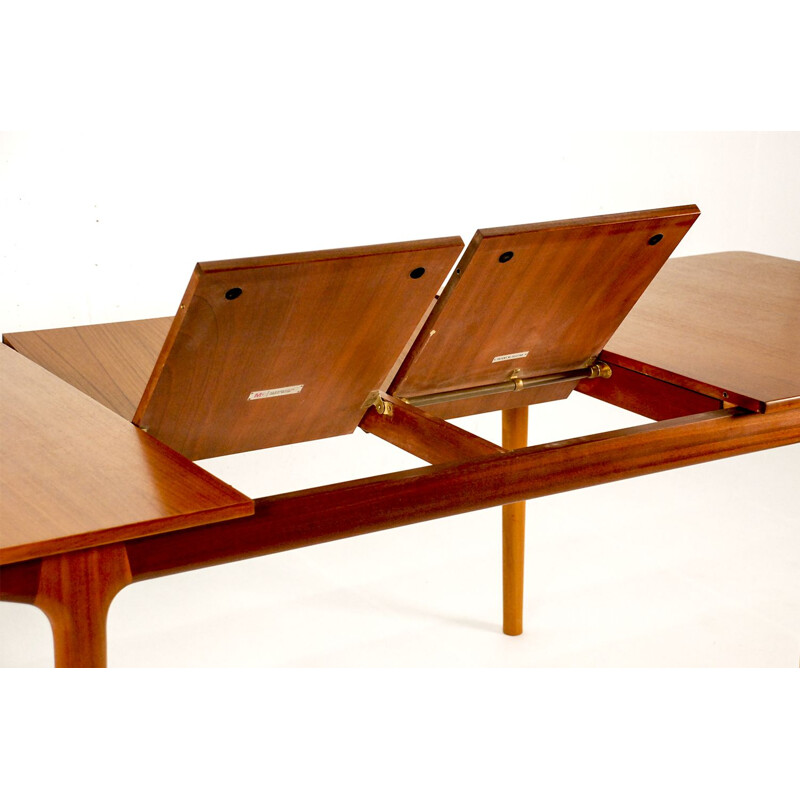 Mid-century McIntosh double teak extending table, Scotland 1960s