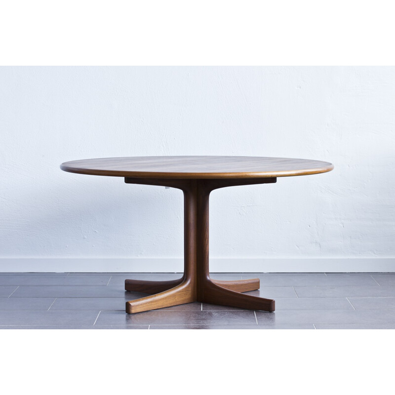 Swedish coffee table in walnut and teak, Karl Erik EKSELIUS - 1960s