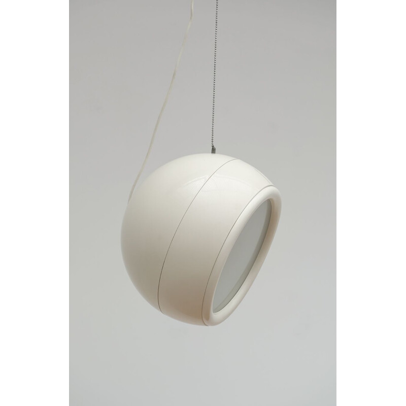 Vintage Pallade pendant lamp by Studio Tetrarch for Artemide, 1968