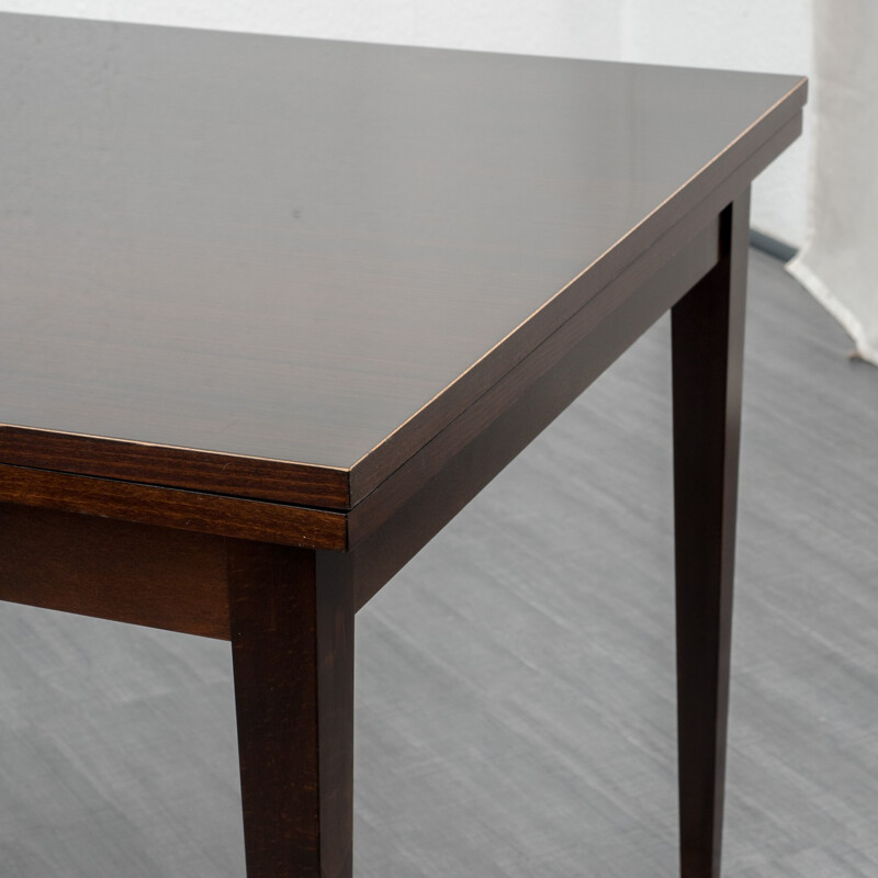 Extendable dining table in mahogany - 1960s