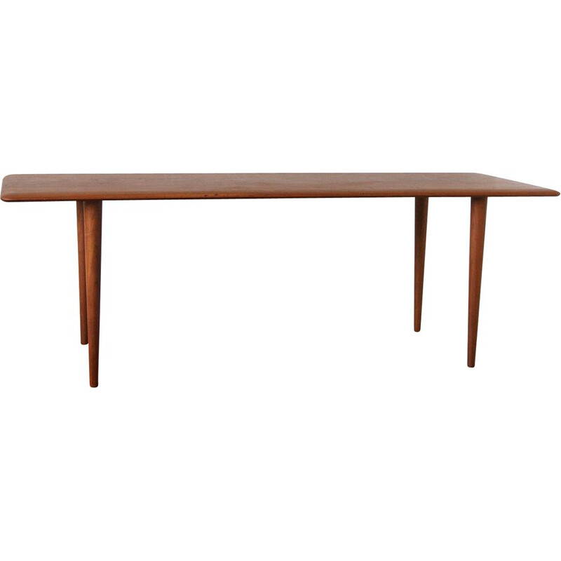 Vintage teak coffee table by Peter Hvidt and Orla Molgaard-Nielsen for France et Son, Denmark