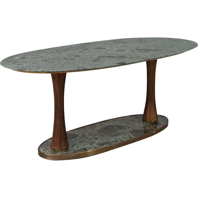 Italian vintage dining table in marble by Vittorio Dassi