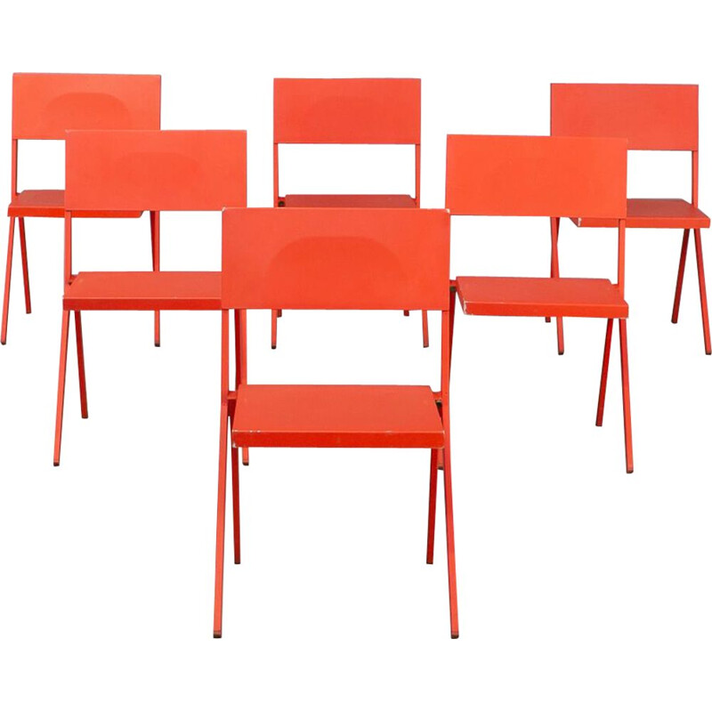 Set of 40 vintage "mia" stackable chairs by Jean Nouvel for Emu, Italy 2000s