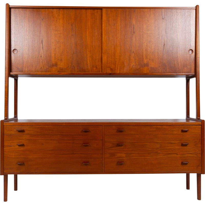 Danish vintage teak sideboard Ry-20 by H. J. Wegner for Ry Møbler, 1955