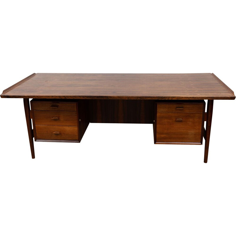 Vintage desk model 207 in rosewood by Arne Vodder for Sibast, 1960