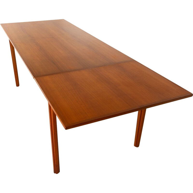 Danish vintage teak Drop Leaf dining table, 1960s