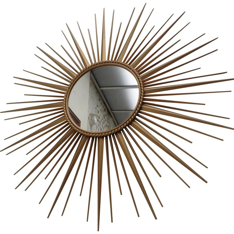 Large Chaty Vallauris mirror 95 cm - 1960s