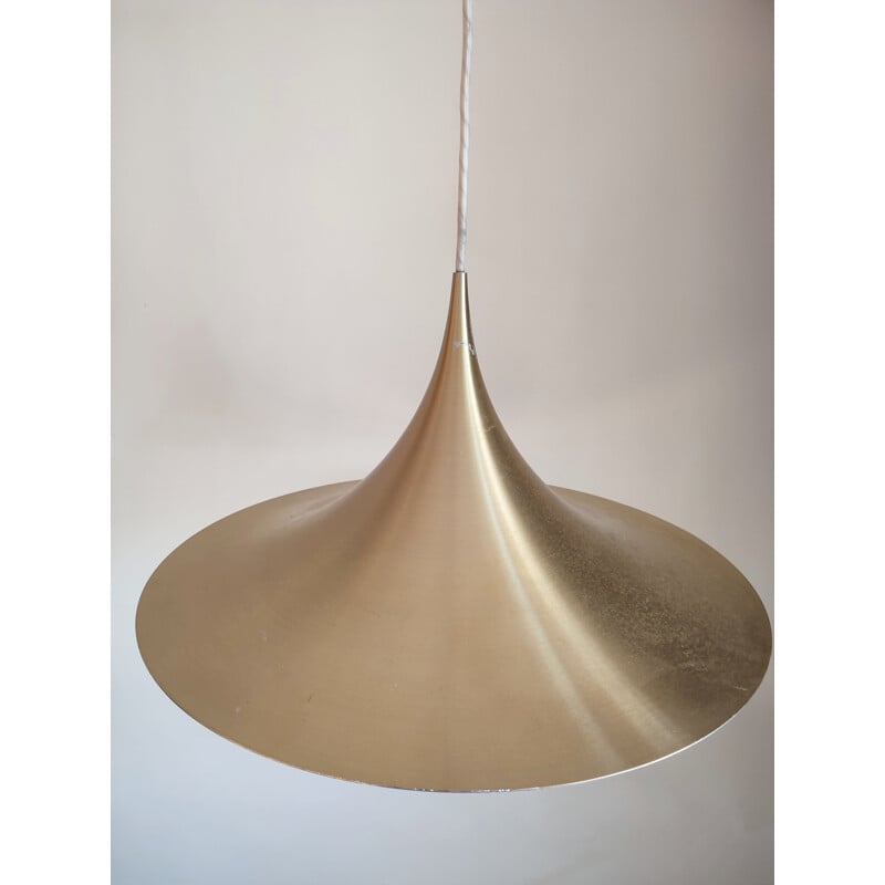 Vintage brass pendant lamp by Bonderup and Thorup for Fog & Morup