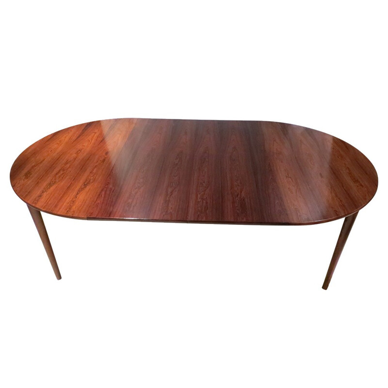 Large dining table in Rio Rosewood - 1960s