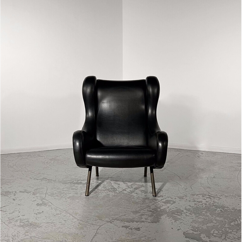 vinage seinior armchair by marco zanuso for Arflex, 1950s