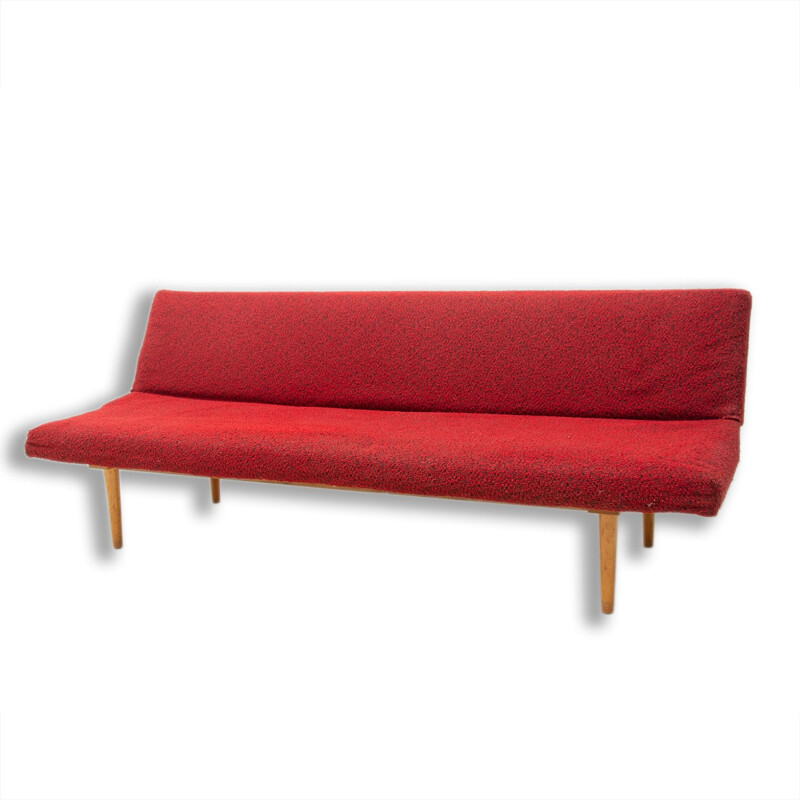 Letto da giorno pieghevole vintage di Miroslav Navrátil, Cecoslovacchia 1960