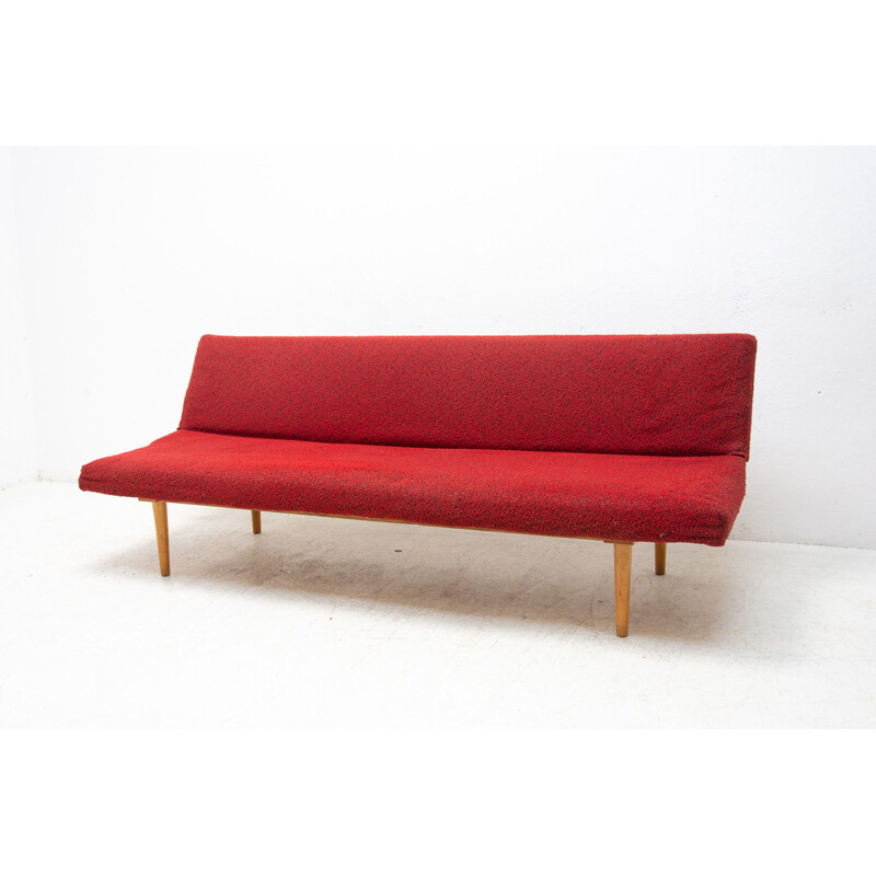 Letto da giorno pieghevole vintage di Miroslav Navrátil, Cecoslovacchia 1960