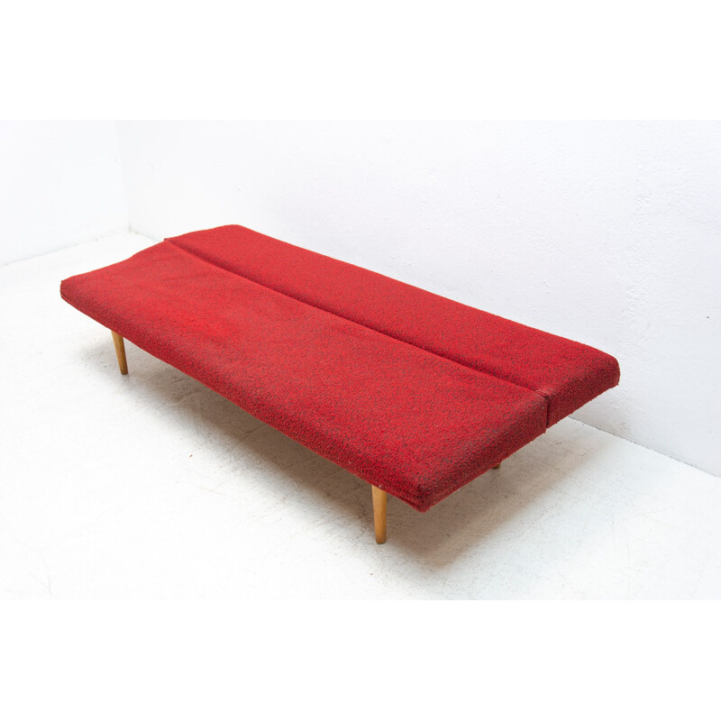 Letto da giorno pieghevole vintage di Miroslav Navrátil, Cecoslovacchia 1960