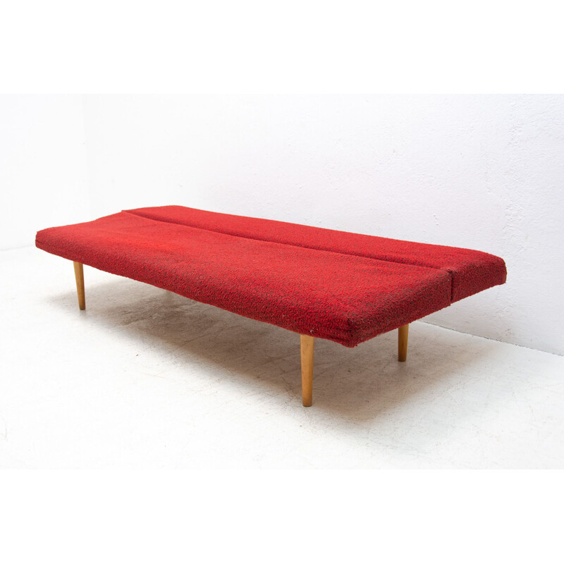  Vintage folding daybed by Miroslav Navrátil, Czechoslovakia 1960s