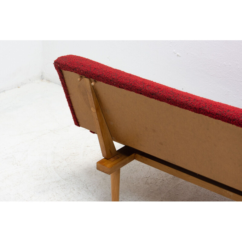  Vintage folding daybed by Miroslav Navrátil, Czechoslovakia 1960s