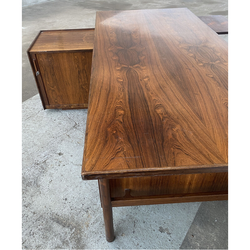 Scrivania vintage 208 in palissandro di Arne Vodder per Sibast Furniture