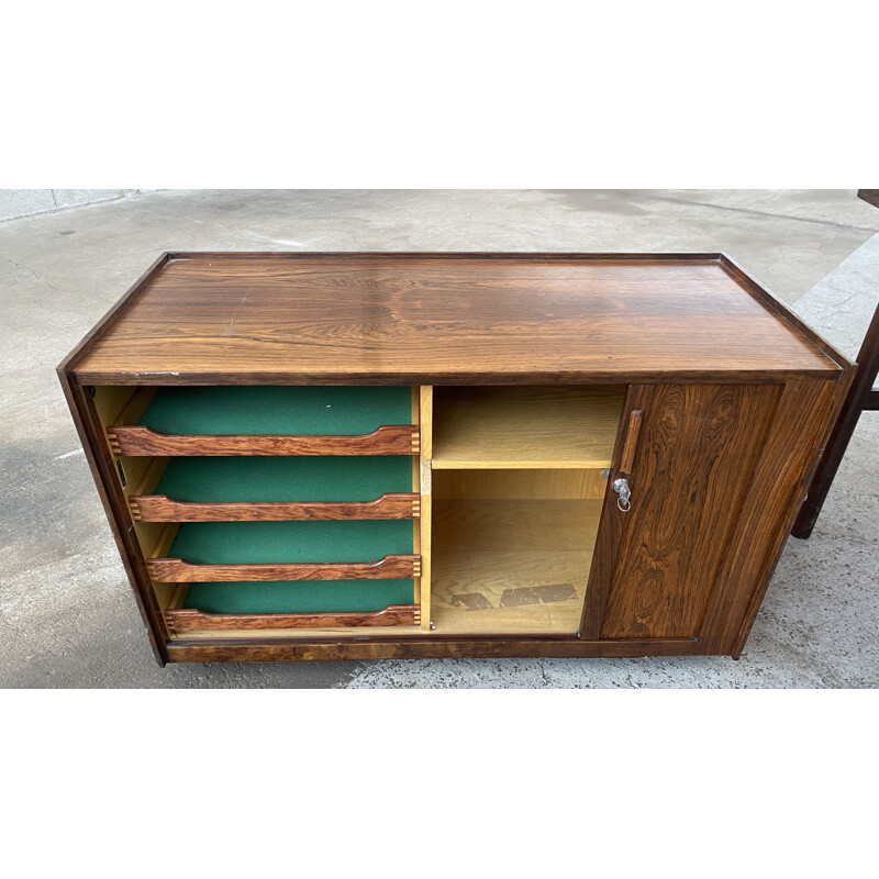 Scrivania vintage 208 in palissandro di Arne Vodder per Sibast Furniture