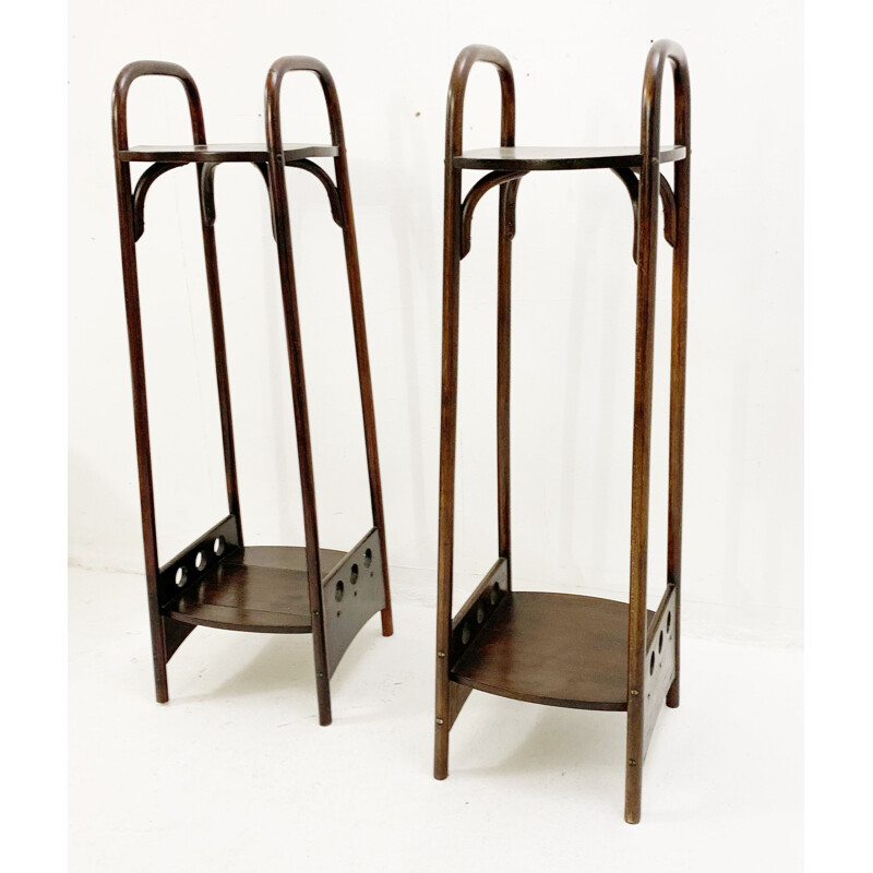 Pair of vintage bentwood harnesses by Thonet, 1930