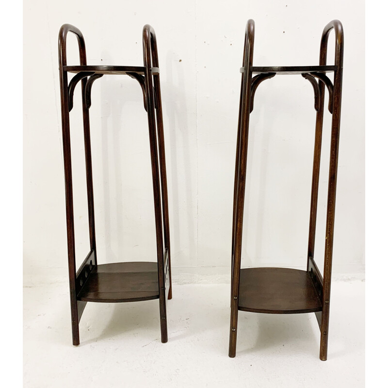 Pair of vintage bentwood harnesses by Thonet, 1930