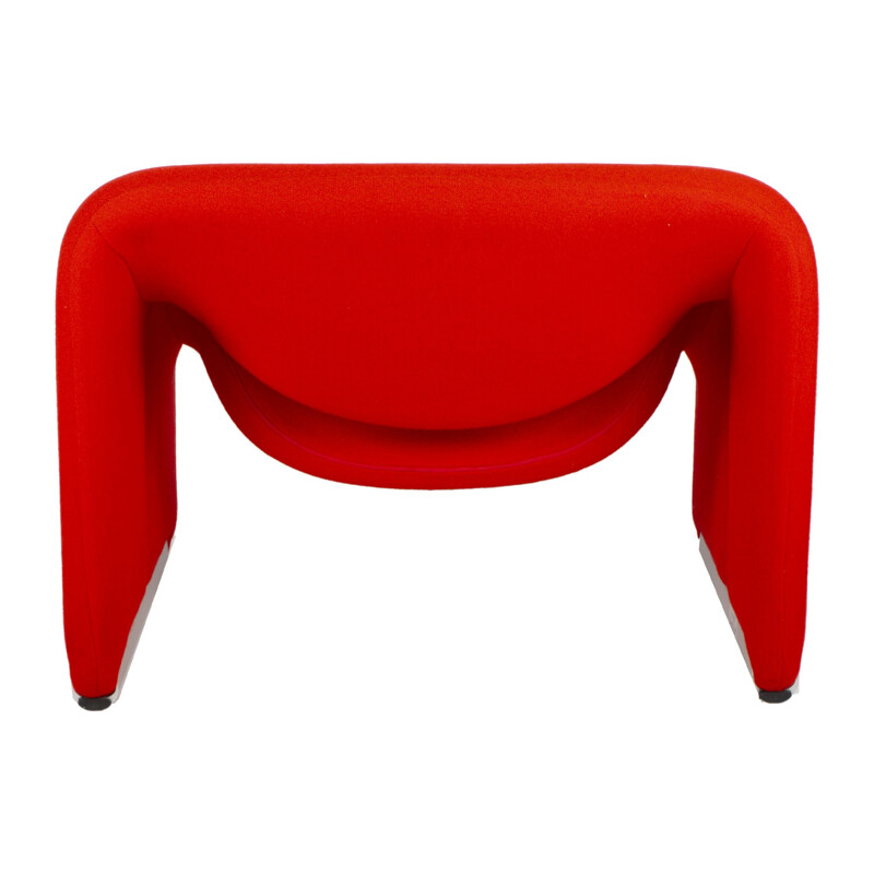 Vintage red Groovy armchair F598 by Pierre Paulin for Artifort