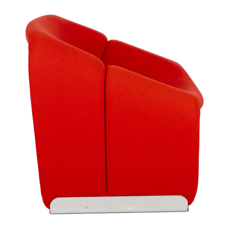 Vintage red Groovy armchair F598 by Pierre Paulin for Artifort