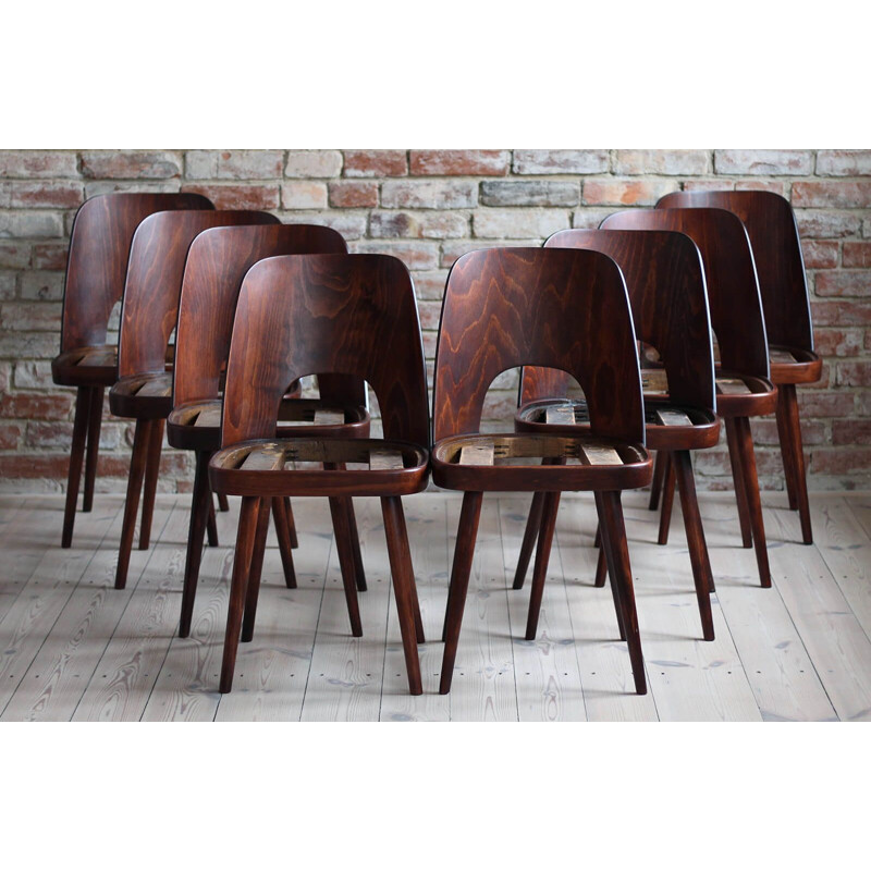 Ensemble de 16 chaises vintage par Oswald Haerdtl, 1950