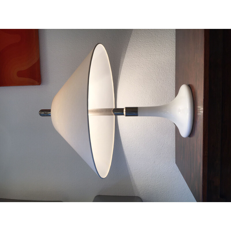Vintage lamp model "ML3" in glass and metal by Ingo Maurer, Germany 1970